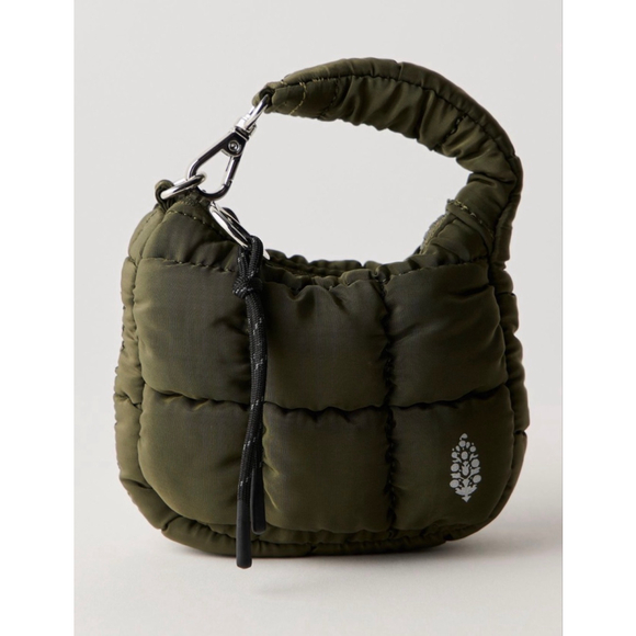 FP Movement by Free People Handbags - Free People Quilted Micro Pouch NWT in Package Seagrass FP Movement